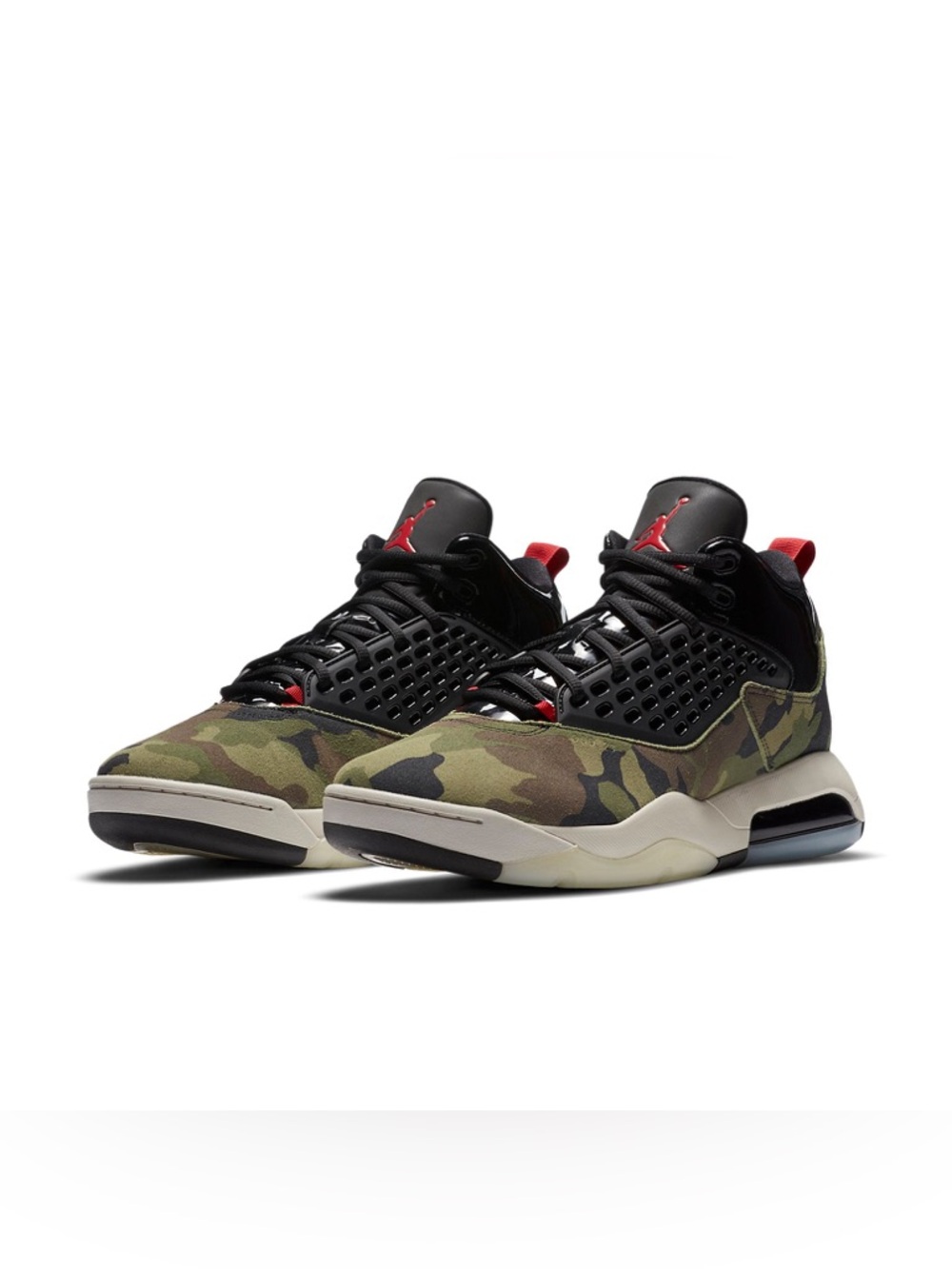 Air Jordan Maxin 200 Medium Olive Gym Red Black Size 7 Men NEW IN BOX Authentic